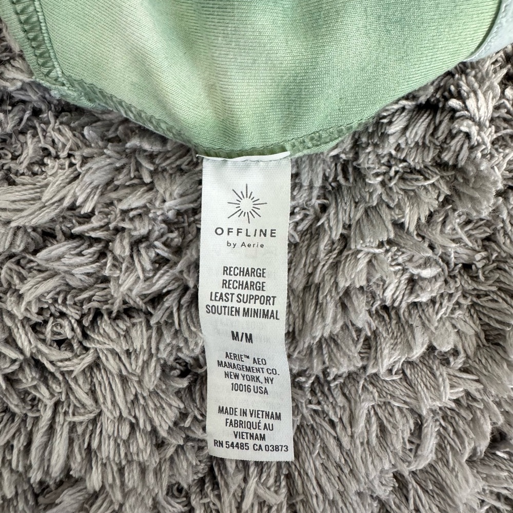 Aerie Green Tie-Dye Halter Crop Top - Picture 5 of 5